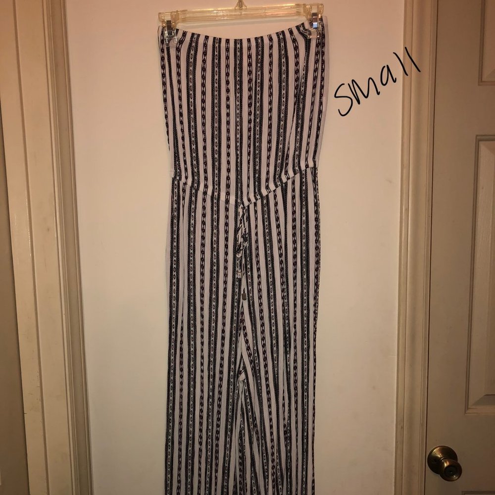 Strapless Stripped Jumper